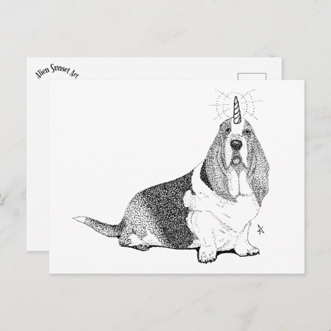 Cartão Postal Fred Bassetcorn (Frente/Verso)