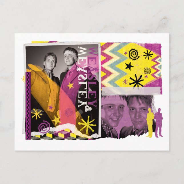 Cartão Postal Fred e George Weasley (Frente)