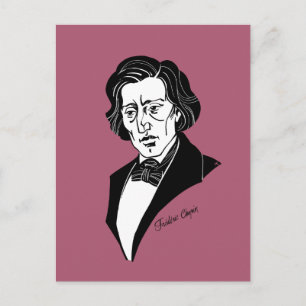 Cartão Postal Frederic Chopin