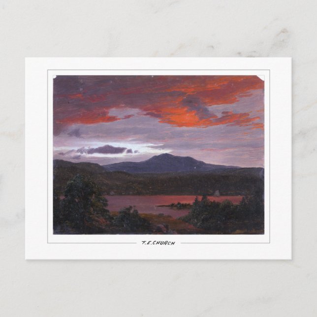 Cartão Postal Frederic Edwin Church #21 - Arte Refinada (Frente)