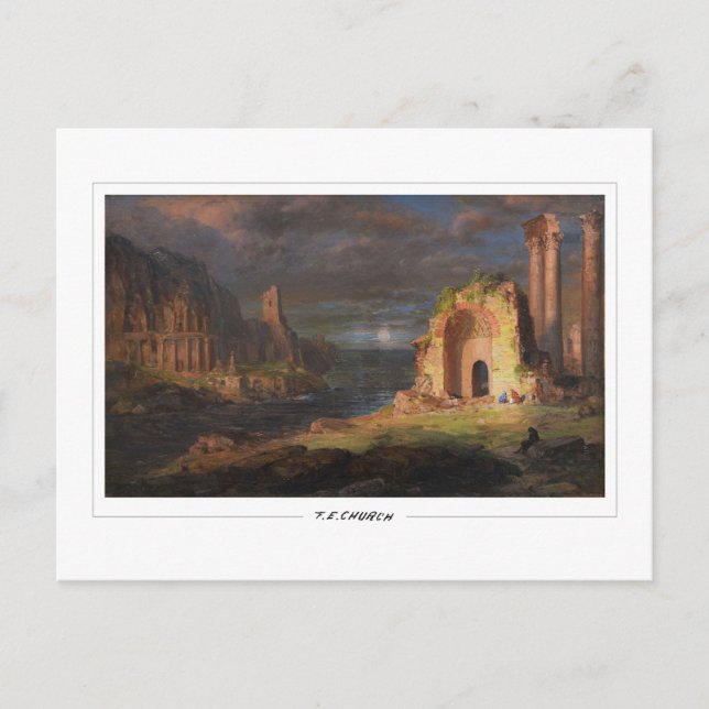 Cartão Postal Frederic Edwin Church #29 - Arte Refinada (Frente)