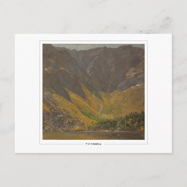Cartão Postal Frederic Edwin Church #732 - Fine Art (Frente)