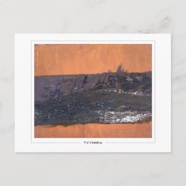 Cartão Postal Frederic Edwin Church #76 - Fine Art (Frente)