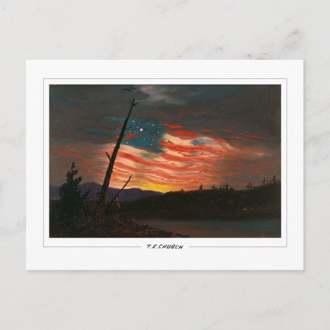 Cartão Postal Frederic Edwin Church #8 - Arte Refinada (Frente)