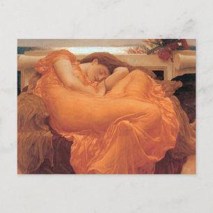 Cartão Postal Frederic Leighton Flaming June