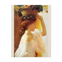 Frederic Leighton Girl com cesto de atualização de