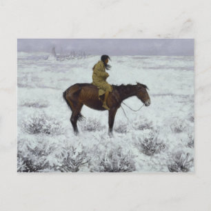 Cartão Postal Frederic Remington - O Herd Boy