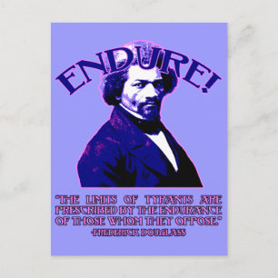 Cartão Postal Frederick Douglass Cita: Os Limites dos Tirantes