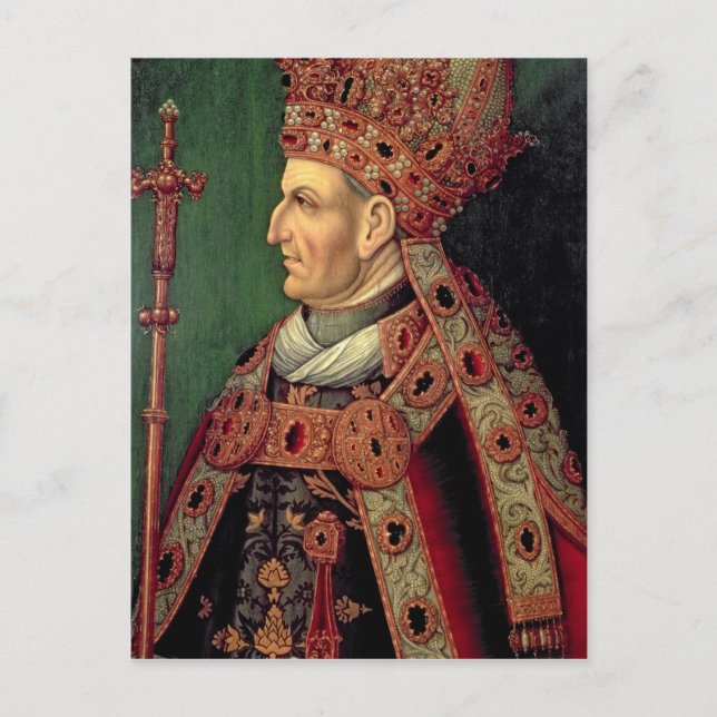 Cartão Postal Frederico III da Alemanha Santo Imperador Romano (Frente)