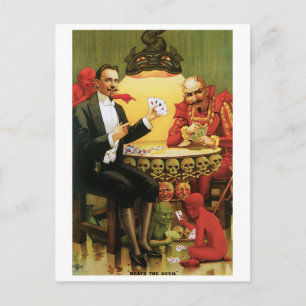 Cartão Postal Fredrik O Grande ~ Mágico Espetáculo de Mágica Vin