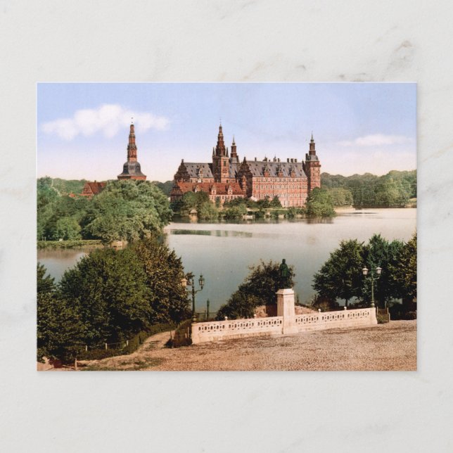 Cartão Postal Fredriksborg Castle Copenhaga Dinamarca (Frente)