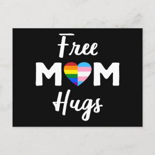 Cartão Postal Free Mãe Hugs II - Rainbow Gay Trans Pride