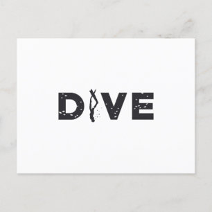 Cartão Postal Freediver Freediving Dive Ocean Freedive Apnoe