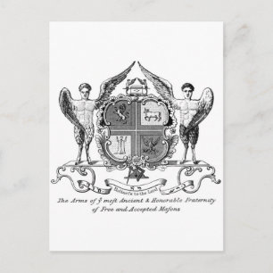 Cartão Postal Freemason