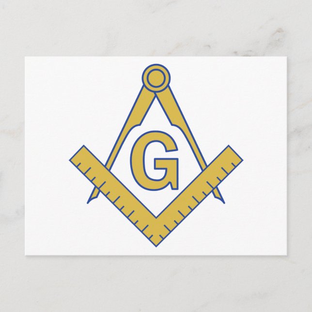 Cartão Postal Freemasonry (Frente)