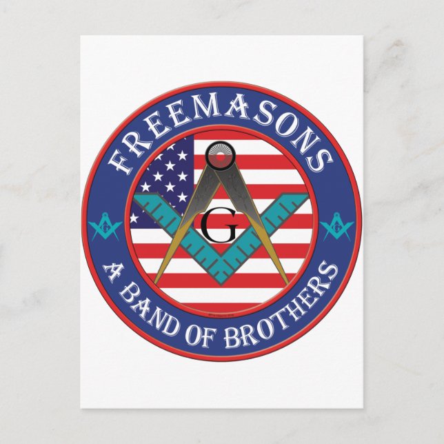 Cartão Postal Freemasons - Banda dos Irmãos (Frente)