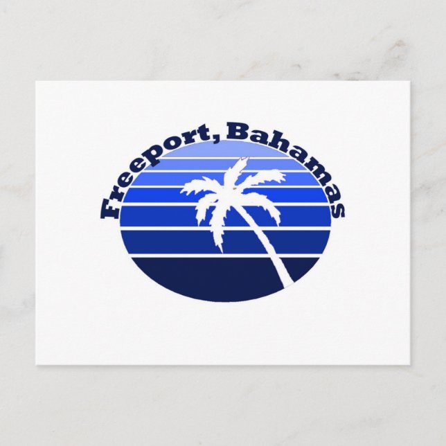 Cartão Postal Freeport, Bahamas (Frente)