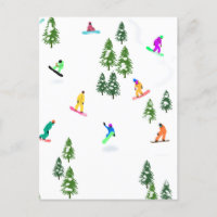 Freeride Snowboarders Snowboard Winter