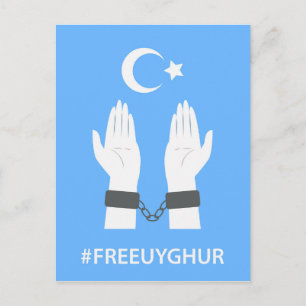 CARTÃO POSTAL #FREEUYGHUR