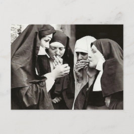 Cartão Postal Freiás Fumando Fotografia Vintage
