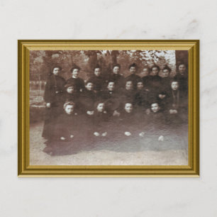 Cartão Postal Freiras Novice, França 1890
