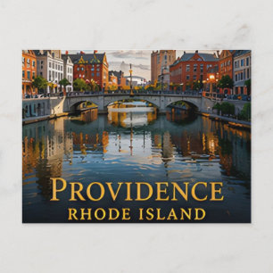 Cartão Postal Frente Ribeirinha Histórica e Artes de Providence