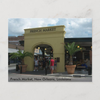 Cartão Postal French Market New Orleans