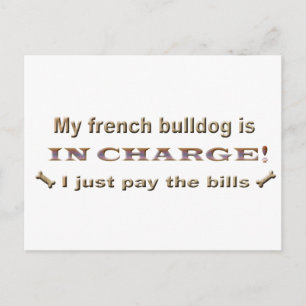 Cartão Postal frenchbulldog