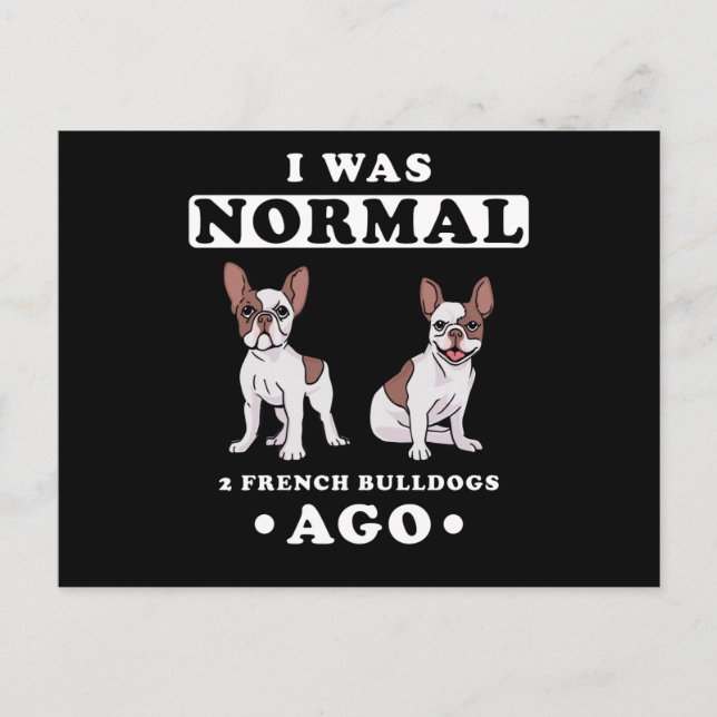 Cartão Postal Frenchie French Bulldog (Frente)