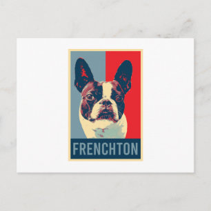 Cartão Postal Frenchton Dog