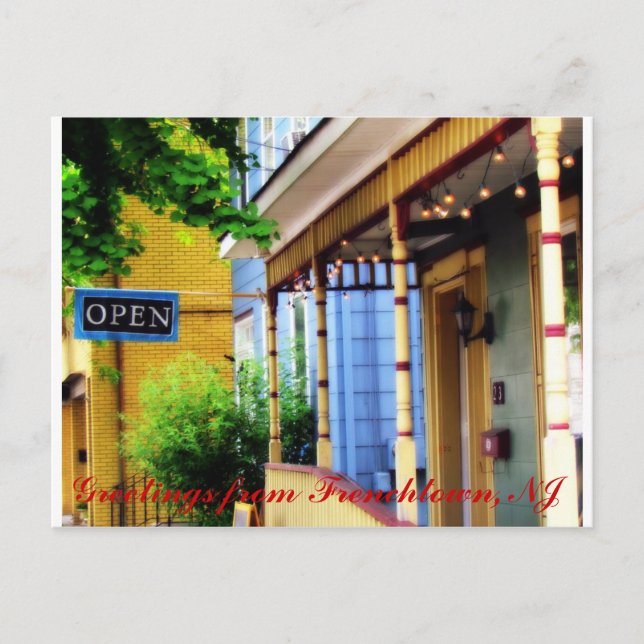 Cartão Postal Frenchtown (Frente)