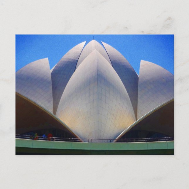 Cartão Postal frente de lotus (Frente)