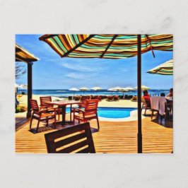 Cartão Postal Frente de praia