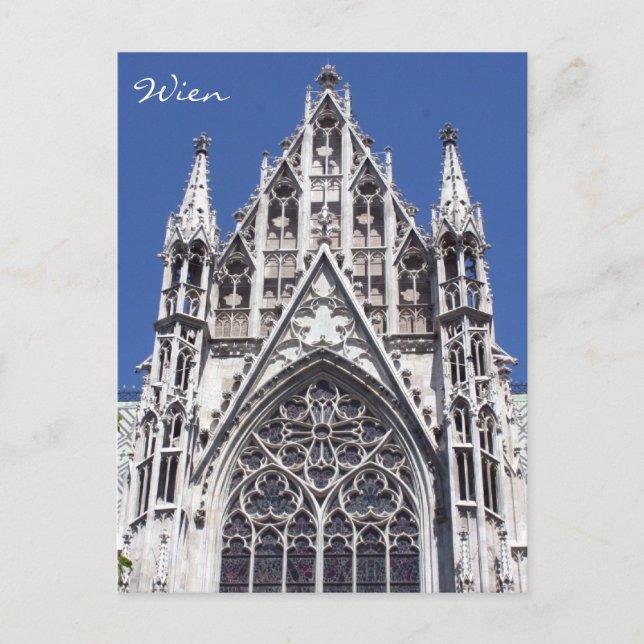 Cartão Postal frente de viena votiva (Frente)