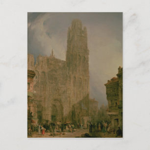 Cartão Postal Frente Ocidental de Notre Dame, Rouen