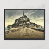 Frente sul do dique, Mont Rua Michel, França