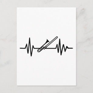Cartão Postal Frequência trombone