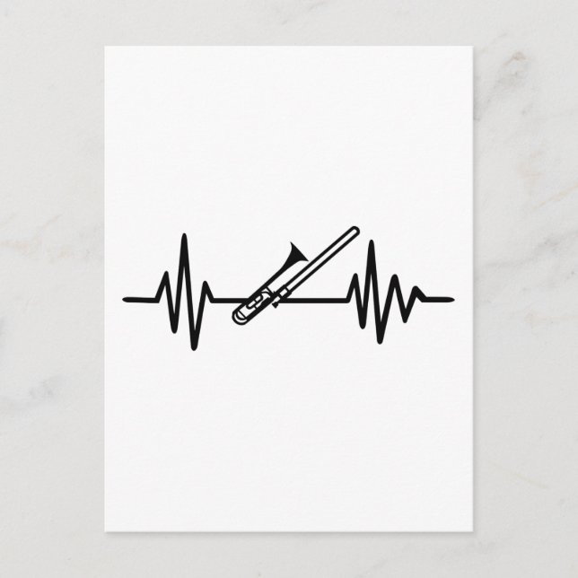 Cartão Postal Frequência trombone (Frente)