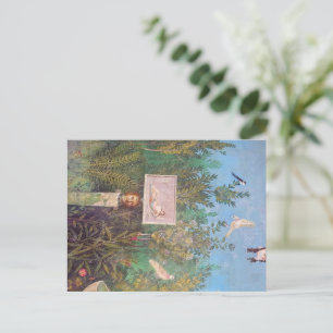 Cartão Postal Fresco de uma Cena de Jardim, Pompeia