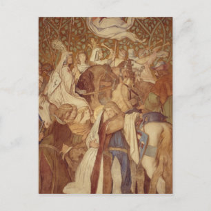 Cartão Postal Fresco, Elisabeth-Galerie, Castelo de Wartburg