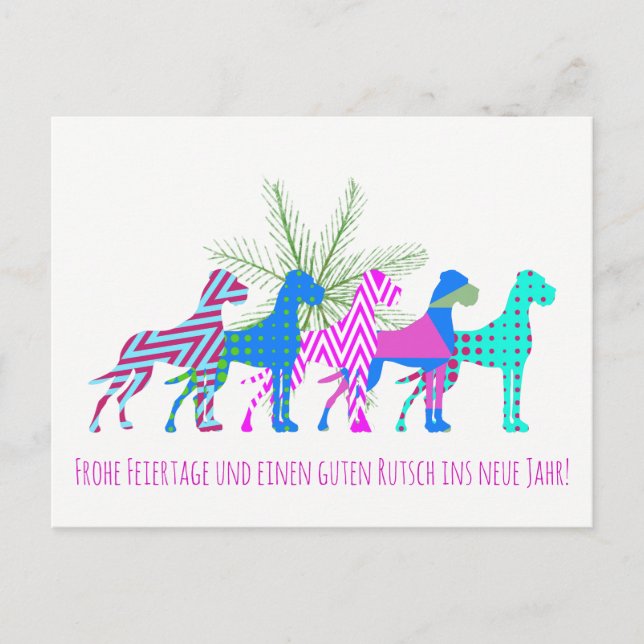 Cartão Postal Fresco Natal dos Grandes Danços (Frente)