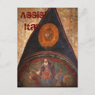 Cartão Postal Frescos de Assisi