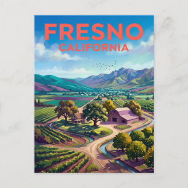 Cartão Postal Fresno, Califórnia Califórnia