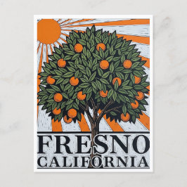 Cartão Postal Fresno California Central Valley