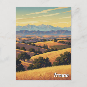 Cartão Postal Fresno California Central Valley