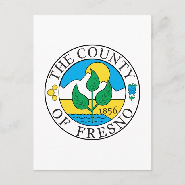 Cartão Postal Fresno County Fresno (Frente)