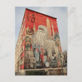 Cartão Postal Fresque Shanghaï - Mur peint - Lyon