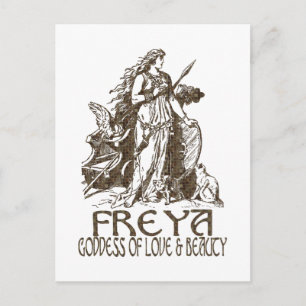 Cartão Postal Freya