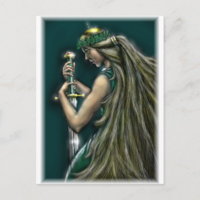 Cartão Postal Freya por David Barlow (Frente)