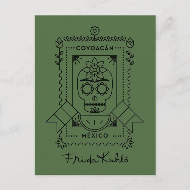 Cartão Postal Frida Kahlo | Coyoacá (Frente)